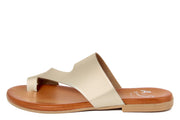 Sandali flat Donna in Pelle Dorato